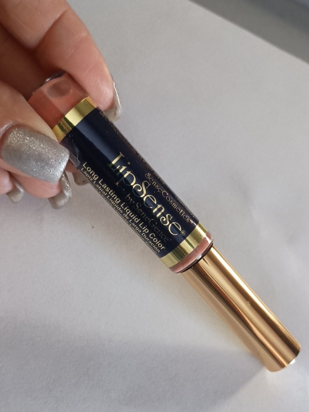 LipSense Long-Lasting Liquid Lip Color – Dawn Rising / Nude Rose